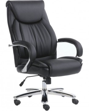 Кресло офисное BRABIX PREMIUM "Advance EX-575" (хром, экокожа, черное) 531825 в Чебаркуле - chebarkul.mebel-74.com | фото