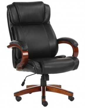 Кресло офисное BRABIX PREMIUM "Magnum EX-701" (дерево, рециклированная кожа, черное) 531827 в Чебаркуле - chebarkul.mebel-74.com | фото