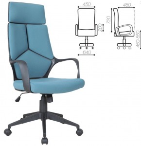 Кресло офисное BRABIX PREMIUM "Prime EX-515" (ткань, голубое) 531568 в Чебаркуле - chebarkul.mebel-74.com | фото