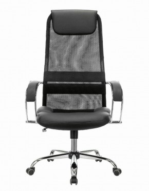 Кресло офисное BRABIX PREMIUM "Stalker EX-608 CH" (хром, ткань-сетка/кожзам, черное) 532091 в Чебаркуле - chebarkul.mebel-74.com | фото