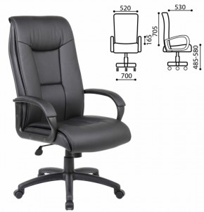 Кресло офисное BRABIX PREMIUM "Work EX-513" (экокожа, черное) 531943 в Чебаркуле - chebarkul.mebel-74.com | фото