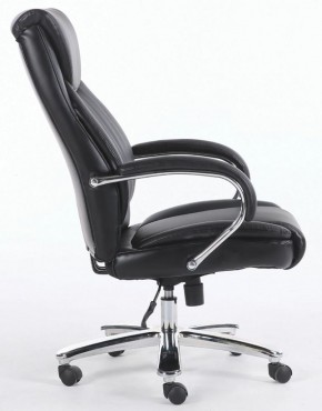 Кресло офисное BRABIX "Advance EX-575" (хром/экокожа/черное) 531825 в Чебаркуле - chebarkul.mebel-74.com | фото