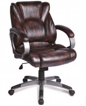 Кресло офисное BRABIX "Eldorado EX-504" (коричневое) 530875 в Чебаркуле - chebarkul.mebel-74.com | фото