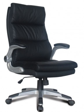 Кресло офисное BRABIX "Fregat EX-510" (рециклированная кожа, черное) 530863 в Чебаркуле - chebarkul.mebel-74.com | фото