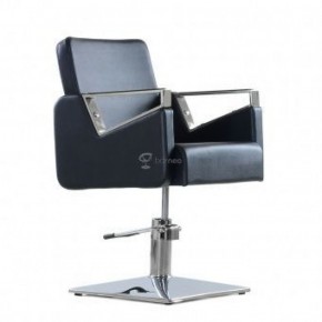 Кресло парикмахерское Barneo 6300V5 черное в Чебаркуле - chebarkul.mebel-74.com | фото