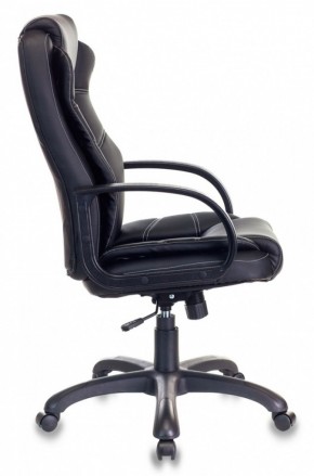 Кресло руководителя Бюрократ CH-839/BLACK черный Пегас в Чебаркуле - chebarkul.mebel-74.com | фото