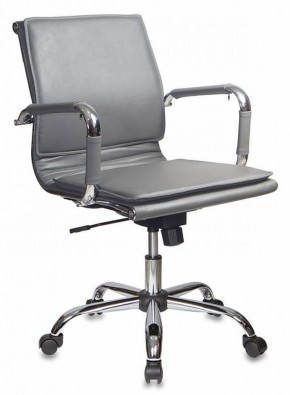 Кресло руководителя Бюрократ CH-993-LOW/GREY серый в Чебаркуле - chebarkul.mebel-74.com | фото