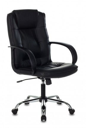 Кресло руководителя Бюрократ T-800N/BLACK черный в Чебаркуле - chebarkul.mebel-74.com | фото