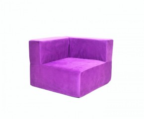 Кресло-угловое-модуль бескаркасное Тетрис 30 (Фиолетовый) в Чебаркуле - chebarkul.mebel-74.com | фото