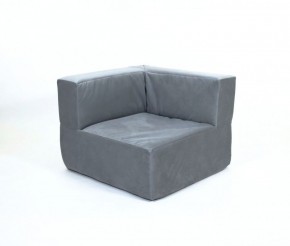 Кресло-угловое-модуль бескаркасное Тетрис 30 (Серый) в Чебаркуле - chebarkul.mebel-74.com | фото