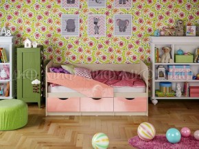 Кровать Бабочки (Розовый металлик) 1600 в Чебаркуле - chebarkul.mebel-74.com | фото