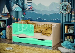 Кровать Дельфин-2 МДФ (фасад 3D) 1600 в Чебаркуле - chebarkul.mebel-74.com | фото