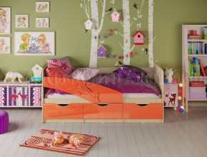 ДЕЛЬФИН Кровать 1800 (Оранжевый металлик) в Чебаркуле - chebarkul.mebel-74.com | фото