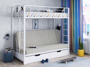 Кровать двухъярусная с диваном "Мадлен-ЯЯ" с ящиками в Чебаркуле - chebarkul.mebel-74.com | фото