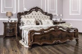 Кровать двуспальная Илона с мягким изголовьем (1800) караваджо в Чебаркуле - chebarkul.mebel-74.com | фото