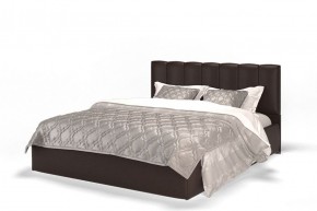 Кровать Элен 1600 + основание с ПМ (Лесмо brown) коричневый в Чебаркуле - chebarkul.mebel-74.com | фото