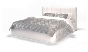 Кровать Элен 1600 + основание с ПМ (Vega white) белый в Чебаркуле - chebarkul.mebel-74.com | фото