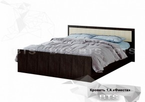 Кровать Фиеста 1400 LIGHT + Проложки LIGHT 1400 ДСП (Венге/Лоредо) в Чебаркуле - chebarkul.mebel-74.com | фото