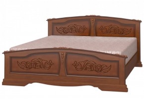 ЕЛЕНА Кровать из массива 1200 (Орех) в Чебаркуле - chebarkul.mebel-74.com | фото