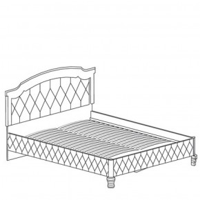 Кровать с обивкой №490 Марлен (1800) Кремовый белый в Чебаркуле - chebarkul.mebel-74.com | фото