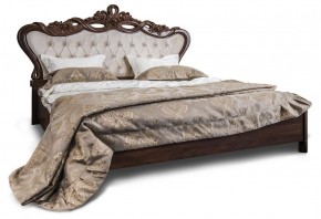 Кровать с мягким изголовьем Афина 1600 (караваджо) ламели в Чебаркуле - chebarkul.mebel-74.com | фото