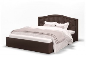 Кровать Стелла 1200 + Основание (Лесмо brown) коричневый в Чебаркуле - chebarkul.mebel-74.com | фото