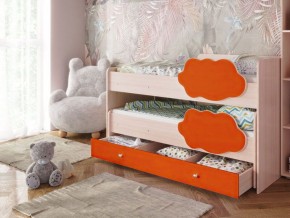 Кровать выкатная Соник на щитах (800*1600) с бортиком + ящик в Чебаркуле - chebarkul.mebel-74.com | фото