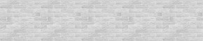Кухонный фартук 610х3000х1,5 (композит) КМ Кирпич серый в Чебаркуле - chebarkul.mebel-74.com | фото