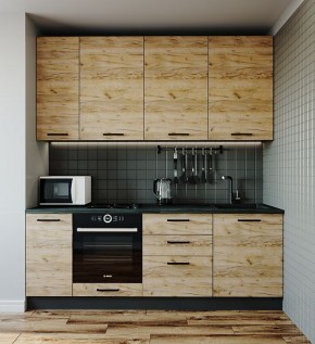 Кухонный гарнитур Крафт 2200 (Стол. 26мм) в Чебаркуле - chebarkul.mebel-74.com | фото