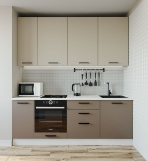 Кухонный гарнитур Латте 2200 (Стол. 26мм) в Чебаркуле - chebarkul.mebel-74.com | фото