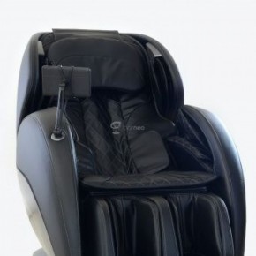 Массажное кресло PS6500 черно-серебряное в Чебаркуле - chebarkul.mebel-74.com | фото