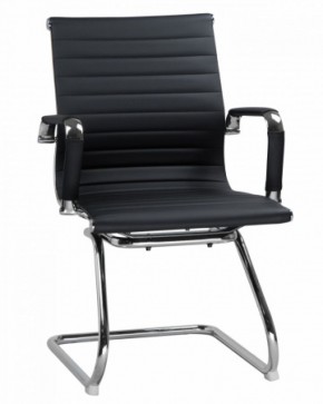 Офисное кресло для посетителей LMR-102N Черный в Чебаркуле - chebarkul.mebel-74.com | фото