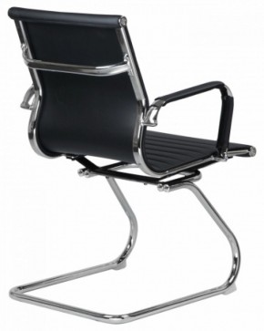 Офисное кресло для посетителей LMR-102N Черный в Чебаркуле - chebarkul.mebel-74.com | фото