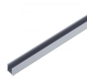 Планка торцевая "П" 4 мм для стеновой панели (алюминий) в Чебаркуле - chebarkul.mebel-74.com | фото