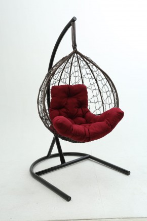 Подвесное кресло Бароло (коричневый/бордо) в Чебаркуле - chebarkul.mebel-74.com | фото