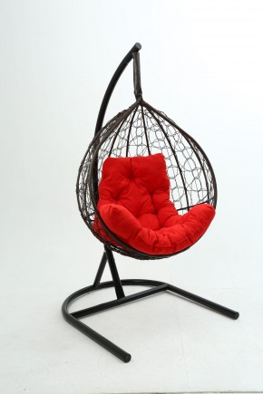 Подвесное кресло Бароло (коричневый/красный) в Чебаркуле - chebarkul.mebel-74.com | фото