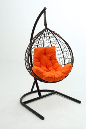 Подвесное кресло Бароло (коричневый/оранжевый) в Чебаркуле - chebarkul.mebel-74.com | фото