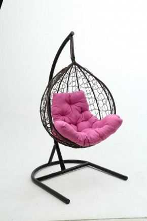 Подвесное кресло Бароло (коричневый/розовый) в Чебаркуле - chebarkul.mebel-74.com | фото