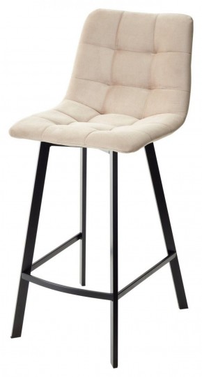 Полубарный стул CHILLI-QB SQUARE бежевый #5, велюр / черный каркас (H=66cm) М-City в Чебаркуле - chebarkul.mebel-74.com | фото