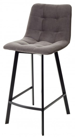 Полубарный стул CHILLI-QB SQUARE графит #14, велюр / черный каркас (H=66cm) М-City в Чебаркуле - chebarkul.mebel-74.com | фото