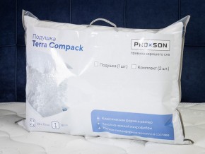 PROxSON Комплект подушек Terra Compack (Микрофибра Полотно) 50x70 в Чебаркуле - chebarkul.mebel-74.com | фото