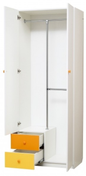 Шкаф 2-х дверный с ящиками и зеркалом Радуга (800) в Чебаркуле - chebarkul.mebel-74.com | фото