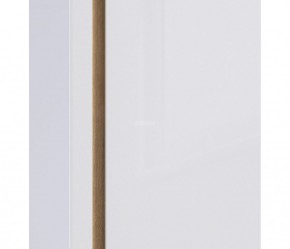Шкаф 2х дверный с зеркалом Веста СБ-2259 (Дуб Бунратти/Белый глянец) в Чебаркуле - chebarkul.mebel-74.com | фото