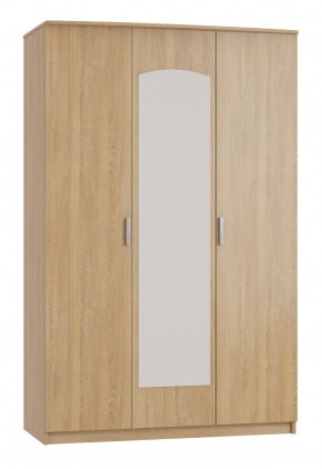 Шкаф 3-х дверный с зеркалом Шк210.1 МС Ирина в Чебаркуле - chebarkul.mebel-74.com | фото