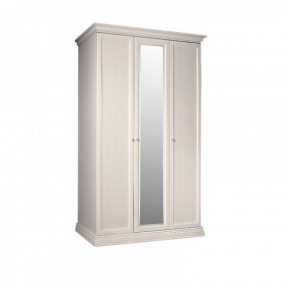 Шкаф 3-х дверный для платья и белья (1 зеркало) Амели штрих-лак (АМШ1/3) в Чебаркуле - chebarkul.mebel-74.com | фото