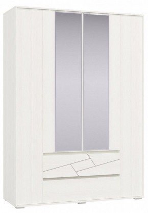 Шкаф 4-х дверный с ящиками АДЕЛИНА (4-4833рам.б) в Чебаркуле - chebarkul.mebel-74.com | фото