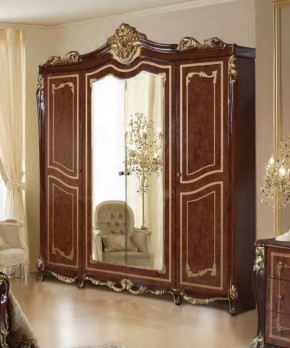 Шкаф 4-х дверный с зеркалами (19.144) Джоконда в Чебаркуле - chebarkul.mebel-74.com | фото