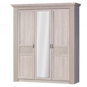 Шкаф для одежды 3-х дверный №180 "Лючия" Дуб оксфорд серый в Чебаркуле - chebarkul.mebel-74.com | фото