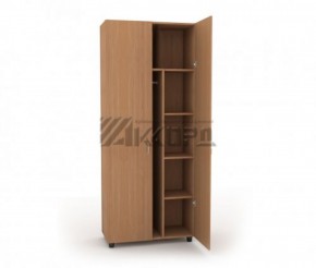 Шкаф комбинированный для одежды ШГ 84.4 (800*620*1800) в Чебаркуле - chebarkul.mebel-74.com | фото