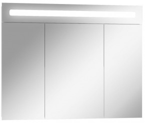 Шкаф-зеркало Аврора 90 с подсветкой LED Домино (DV8011HZ) в Чебаркуле - chebarkul.mebel-74.com | фото